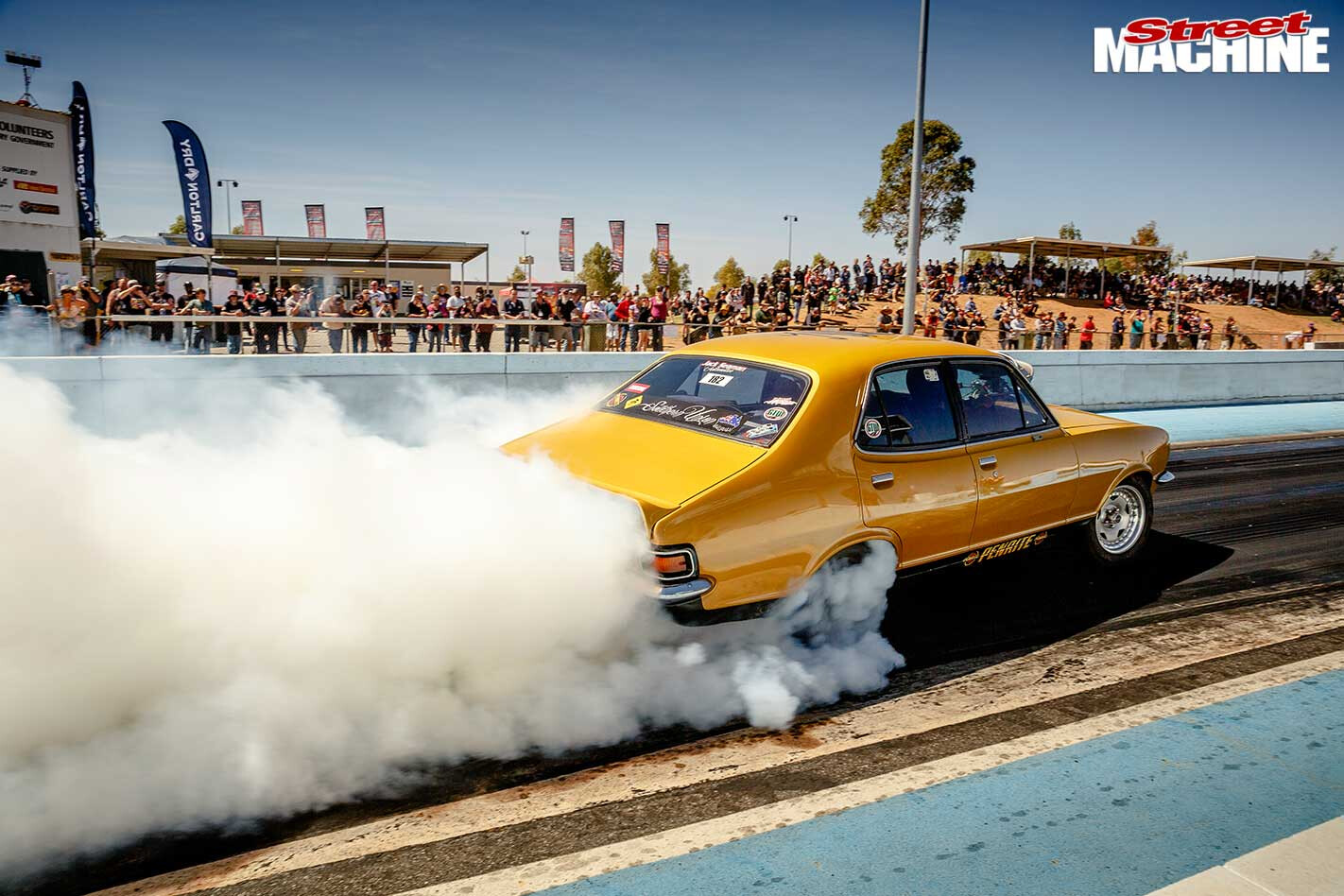 Red Centre Nats burnout