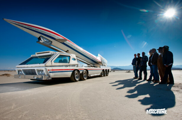 Rocket powered dragster