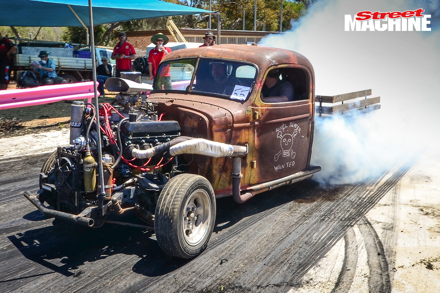 Rusty Hot Rod Burnout 8297