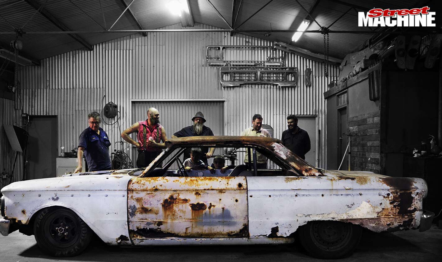 rusty ford xp falcon
