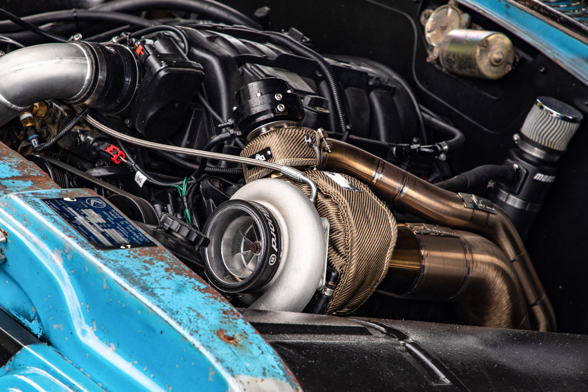 Street Machine Features Sasha Swenneker Dodge Engine Bay