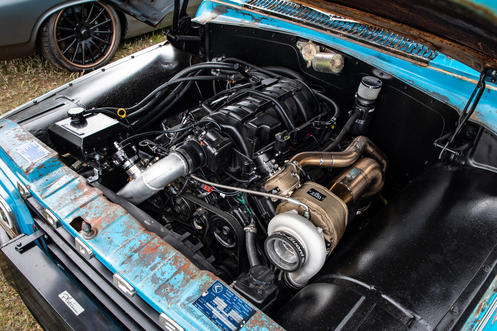 Street Machine Features Sasha Swenneker Dodge Engine Bay 2