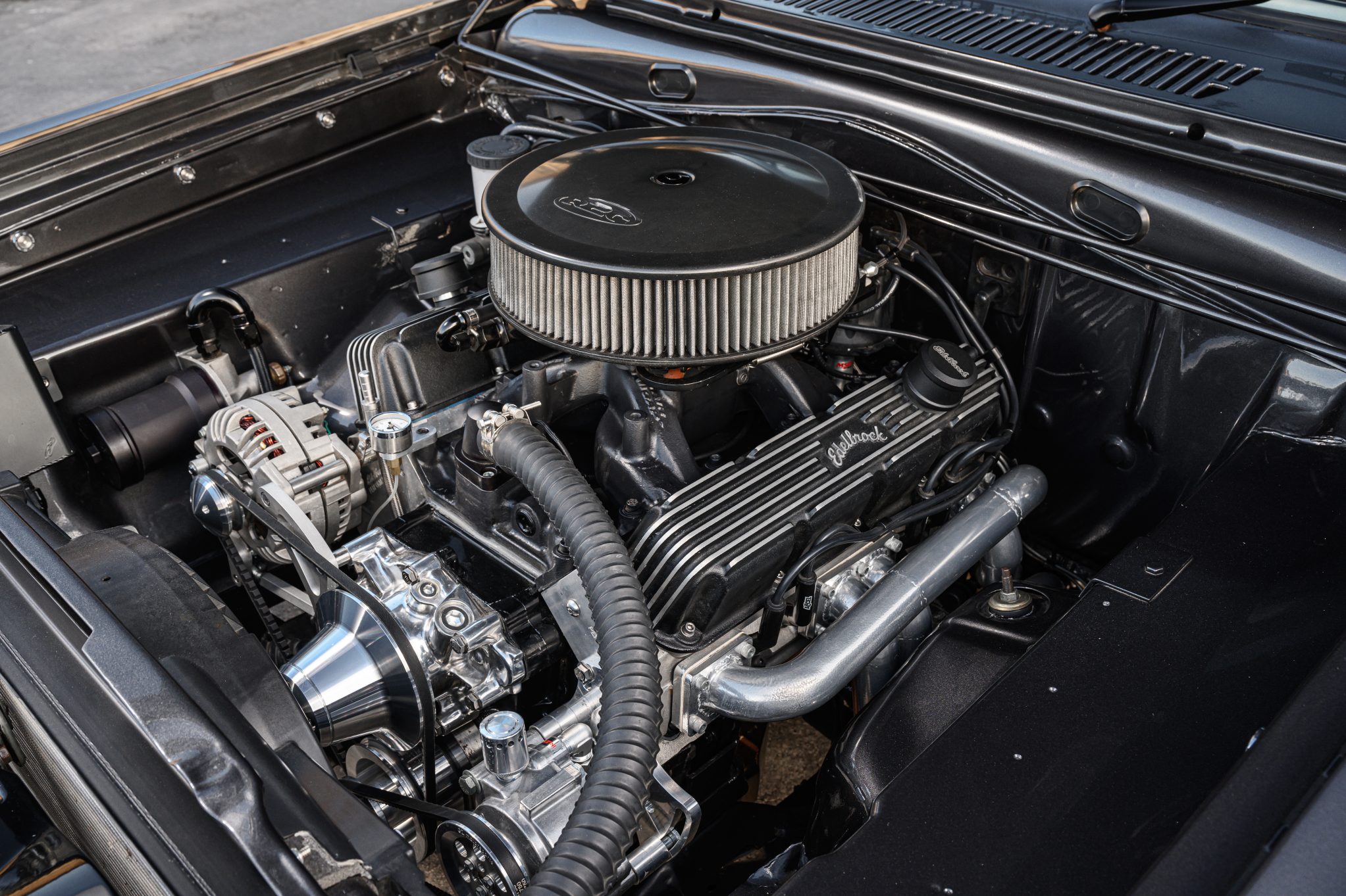 Street Machine Features Scott Campbell Dodge Ute Engine Bay 2
