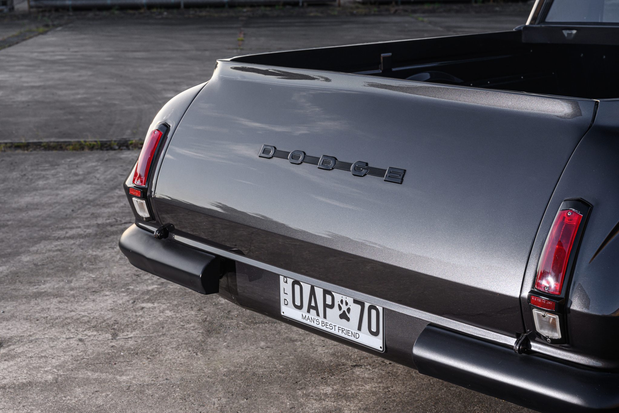 Street Machine Features Scott Campbell Dodge Ute Rear Detail