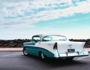 Street Machine Features Sean Obrien 1956 Chev Rear Angle