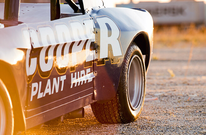 Speedway Mustang flared guards