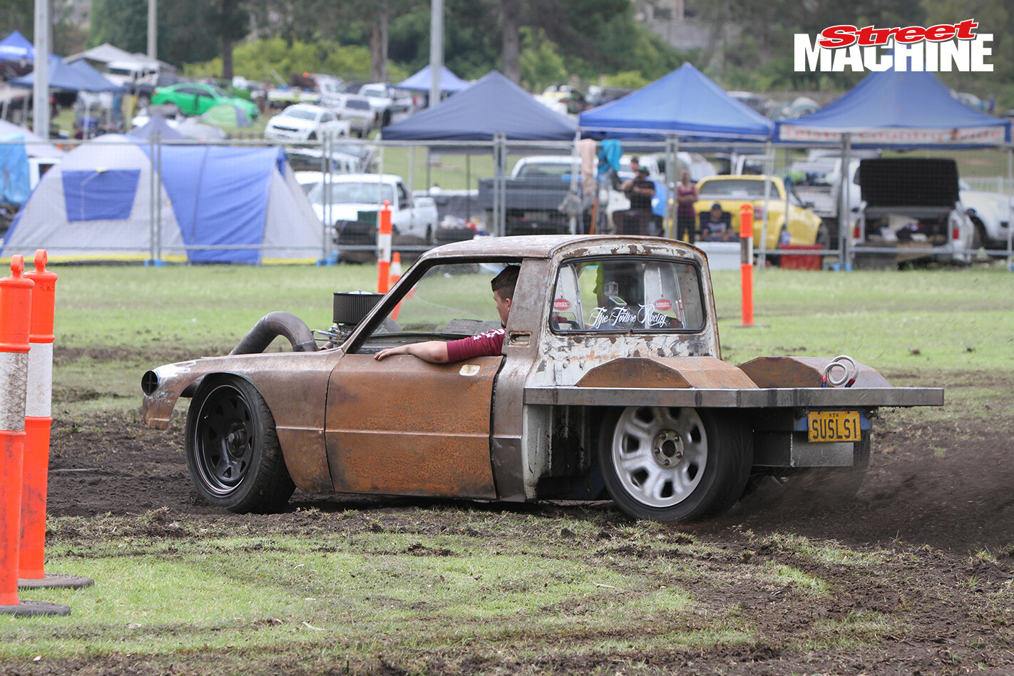 SUSLS1 Mazda Ute Burnout 11 Nw