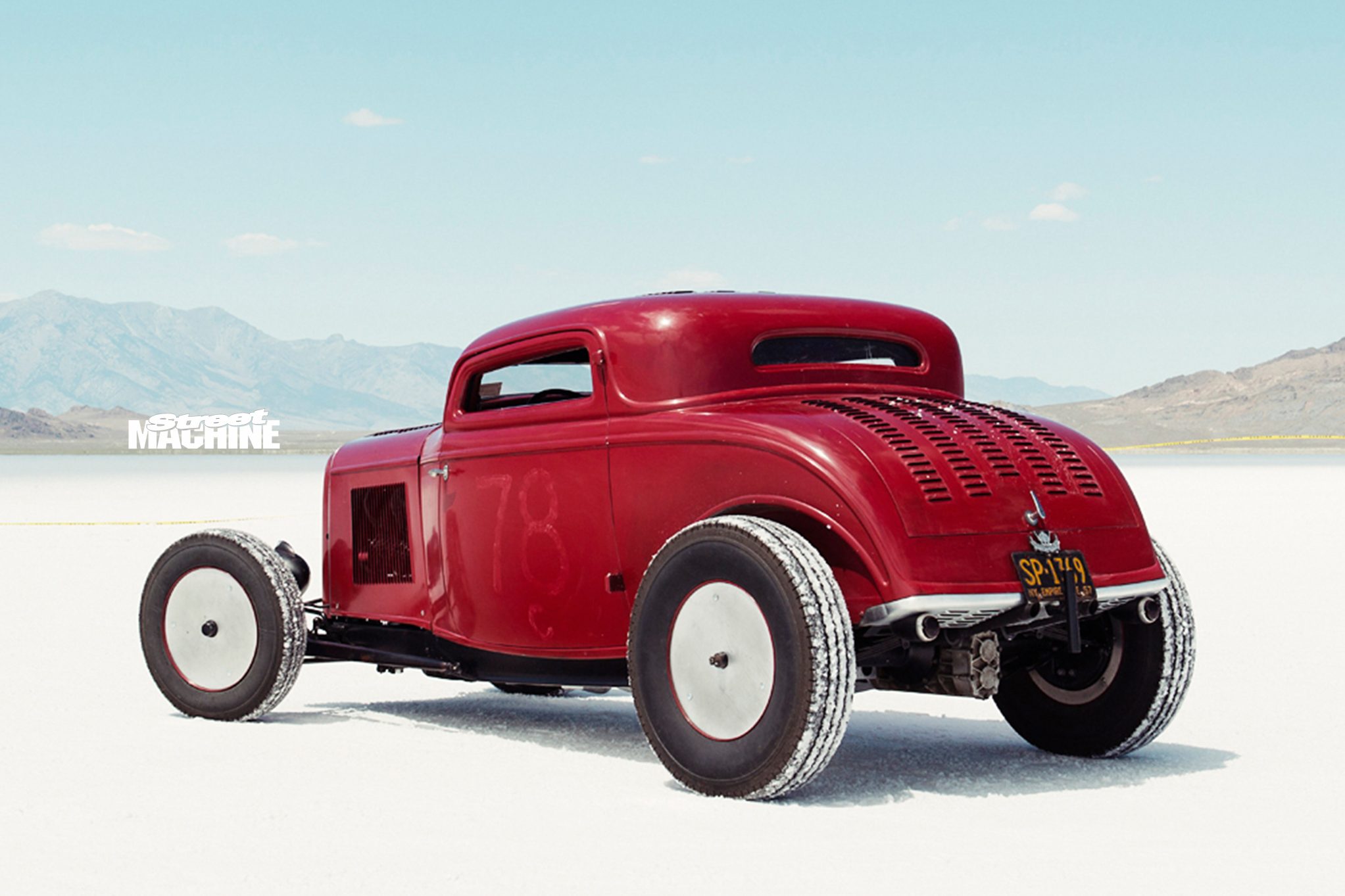 Street Machine Features Tom Mcintyre Ford V 8 3 Window Rear Angle Wm