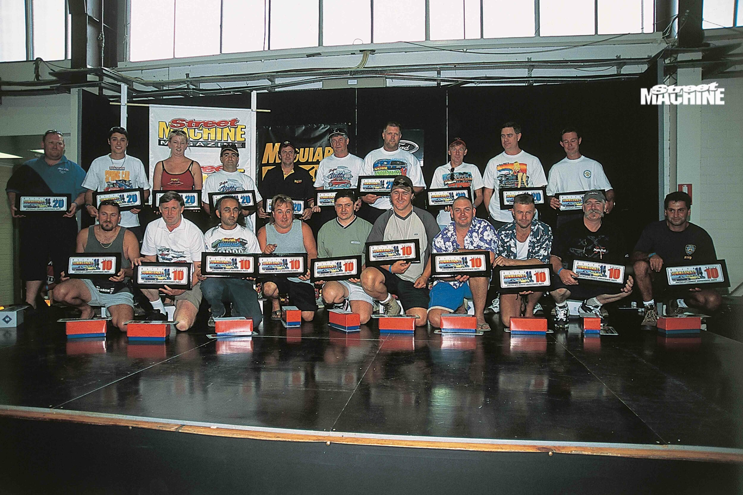 Anthony and the Top 2 at Street Machine Summernats 14 in 2001