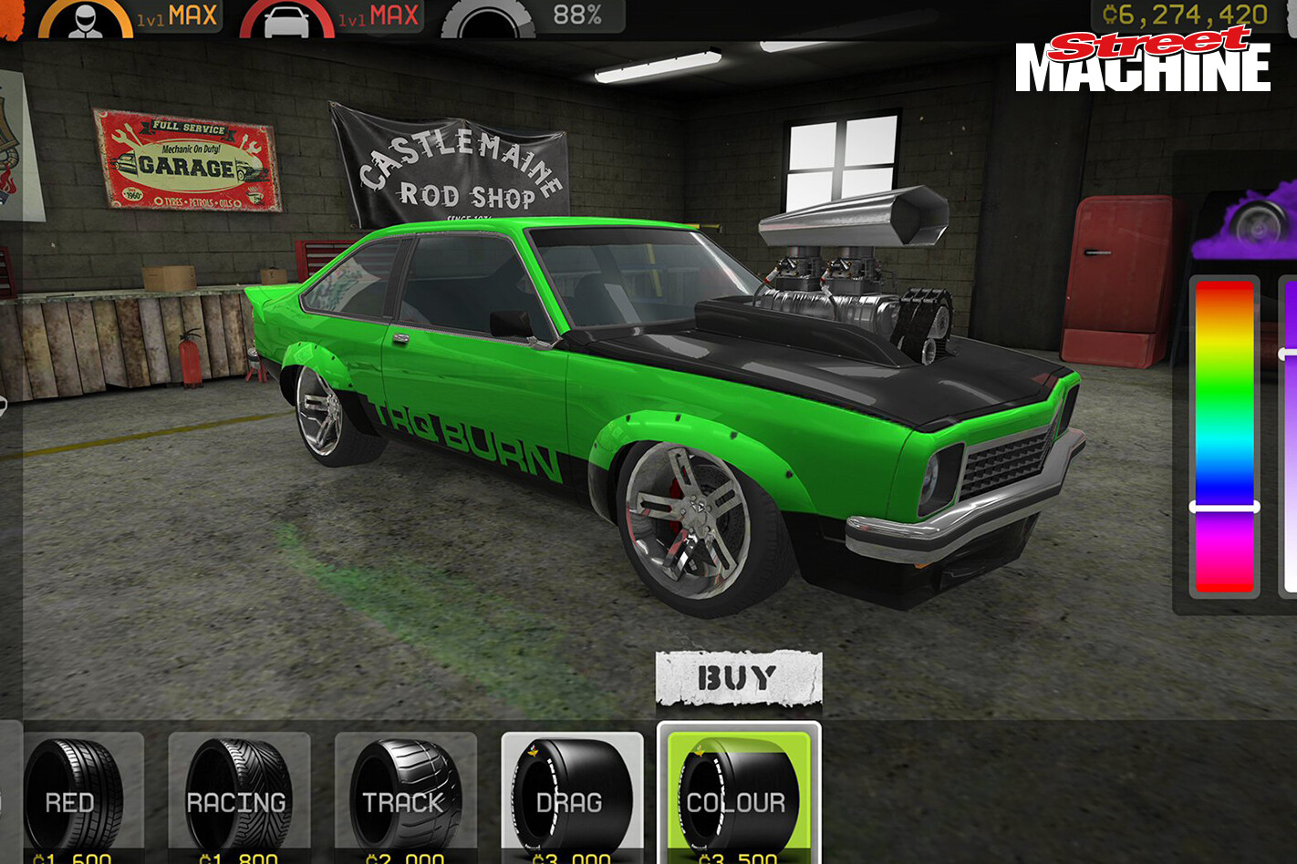 Torana SLR Torque Burnout