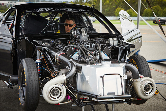 2000hp Ford Mustang at Grudge Kings