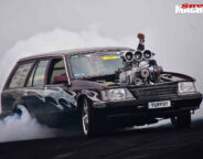 VK wagon burnout car