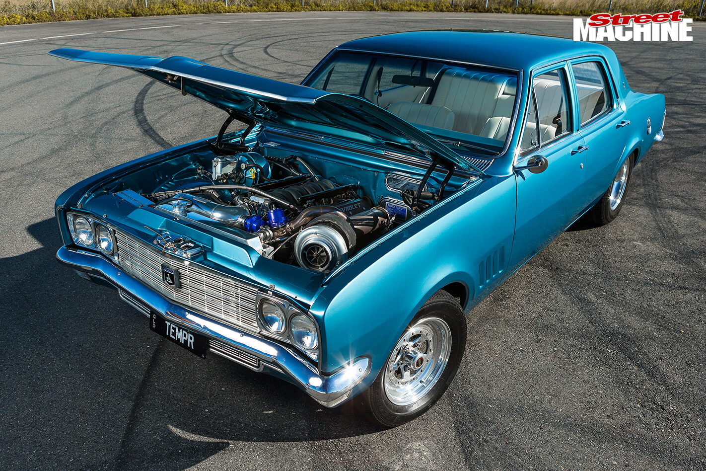 TURBO-LS-1969-HOLDEN-HT-PREMIER-engine -bay