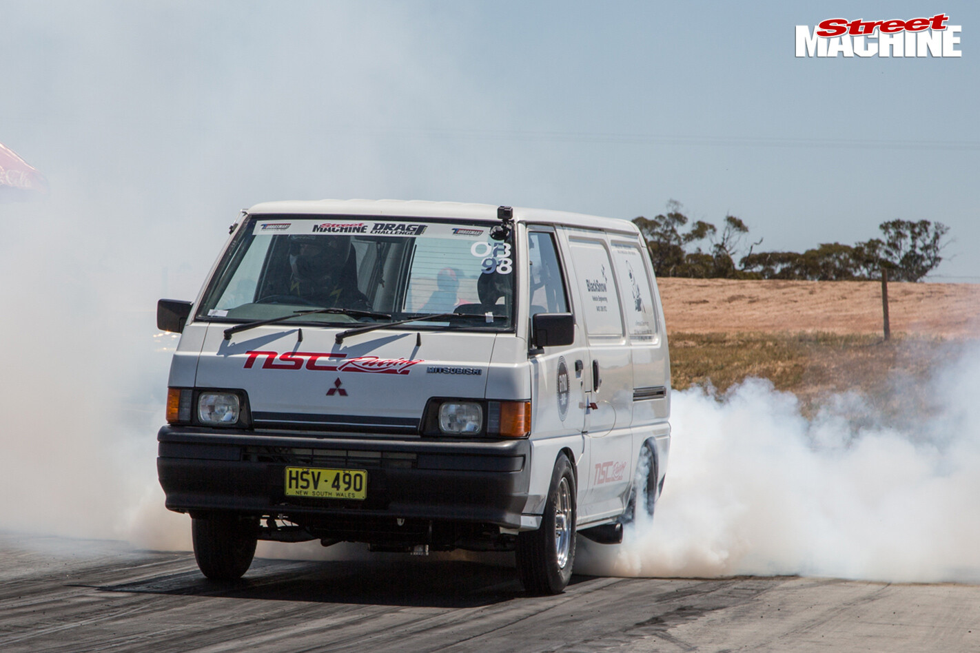 TURBO-LS-FORD-CAPRI-AND-TWIN-TURBO-LS-MITSUBISHI-EXPRESS-VAN-AT-DRAG-CHALLENGE-van -2