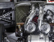 twin turbo hot rod engine