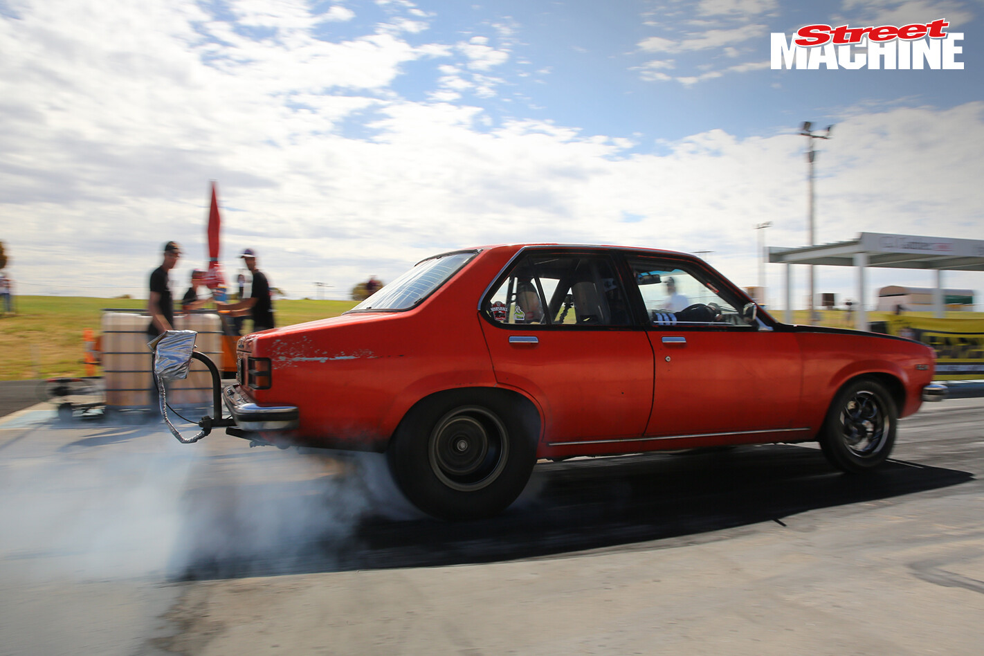 Twin Turbo Torana Drag Challenge