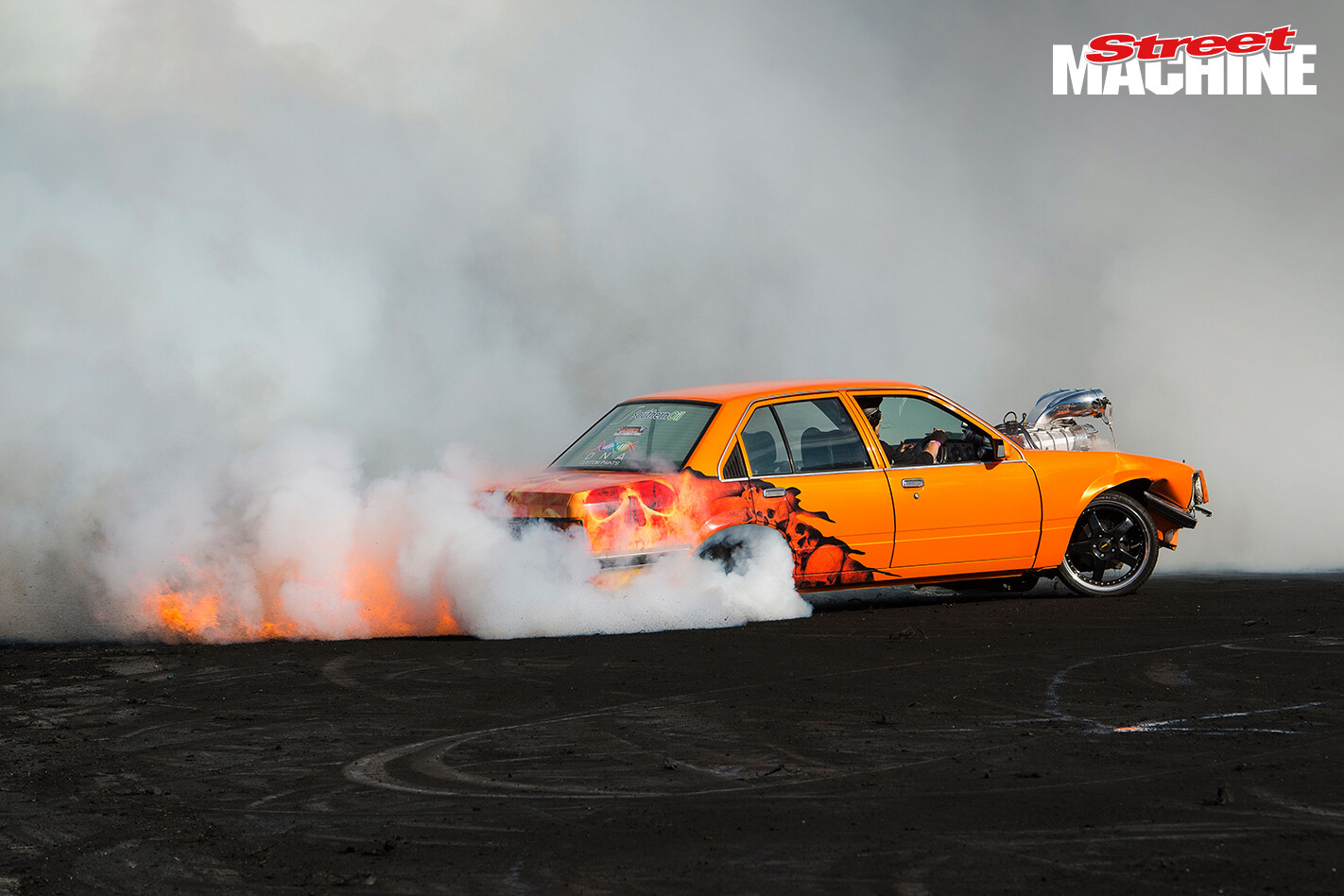 VC Commodore Burnout Fire FROMHELL