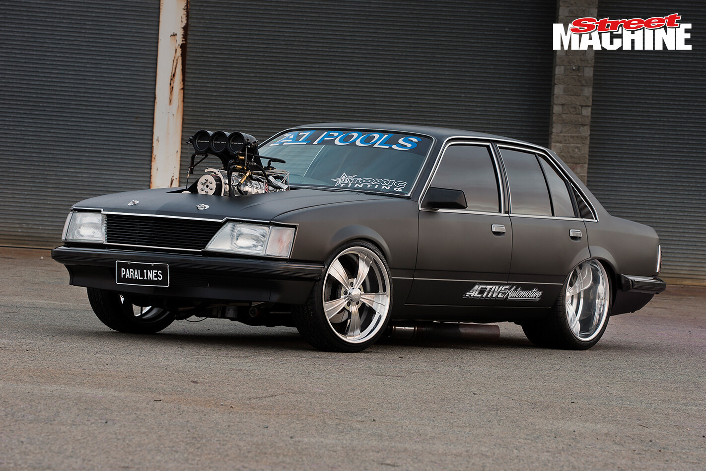 VH Commodore Burnout PARALINES 5 Nw