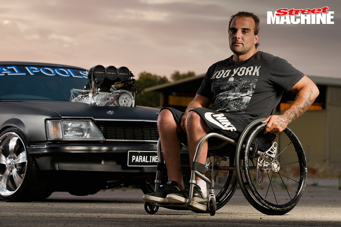 VH Commodore Burnout PARALINES 9 Nw