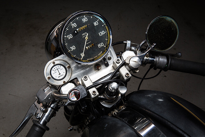 Norvin motorcycle speedo