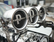 Street Machine Features Vinyl Wrap Commodore Engine