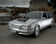 Street Machine Features Vinyl Wrap Commodore Front Angle