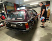 Street Machine Features Vinyl Wrap Commodore Step 1