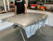 Street Machine Features Vinyl Wrap Commodore Step 5