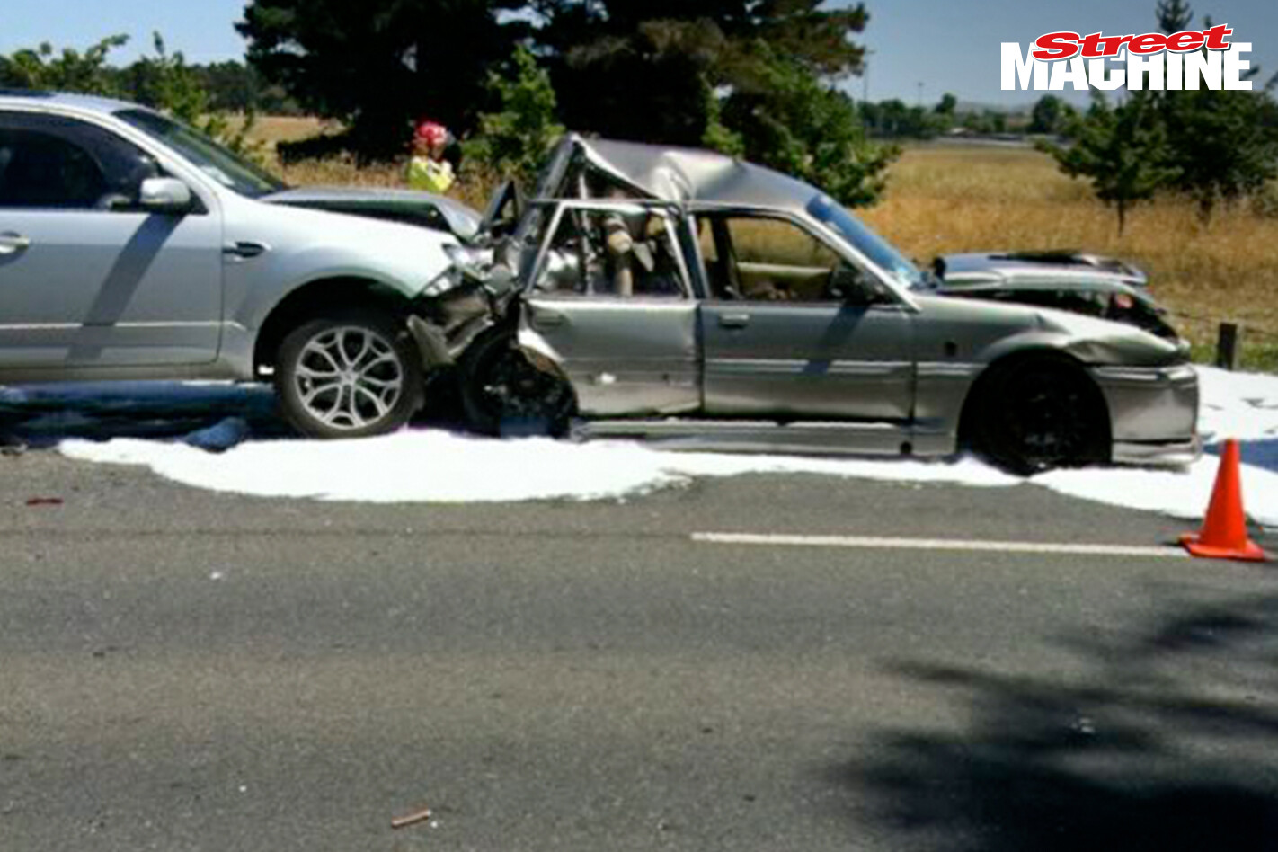 VL Commodore Blown 2ANGRY Crash 2