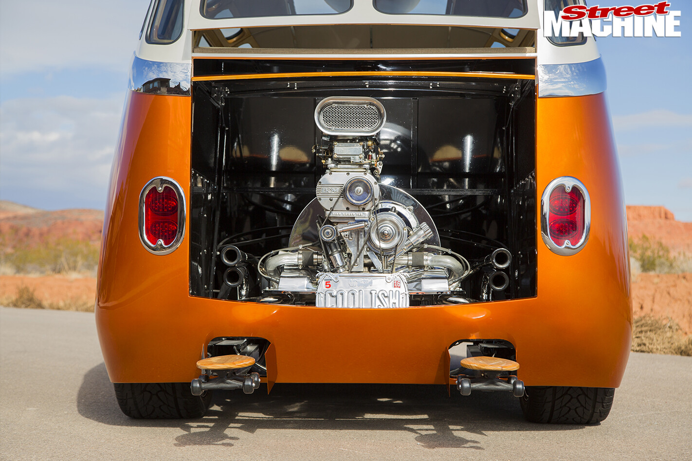 VW-Kombi -rear -door -open