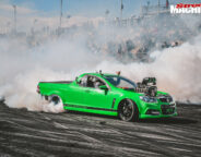 West Coast Nats VF Commodore ute burnout