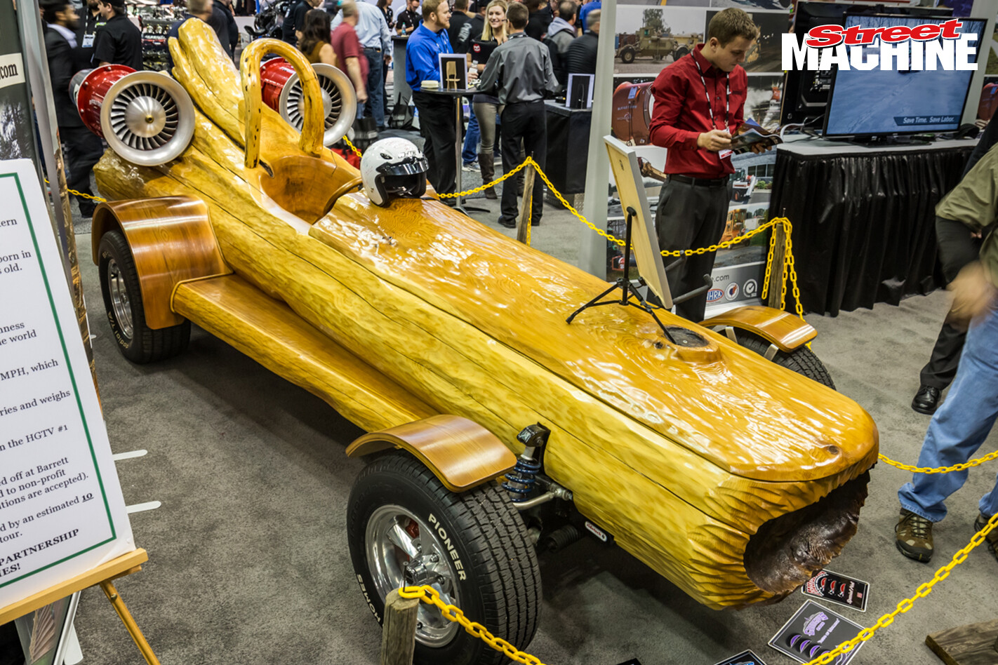 Wooden Jet Car 6053