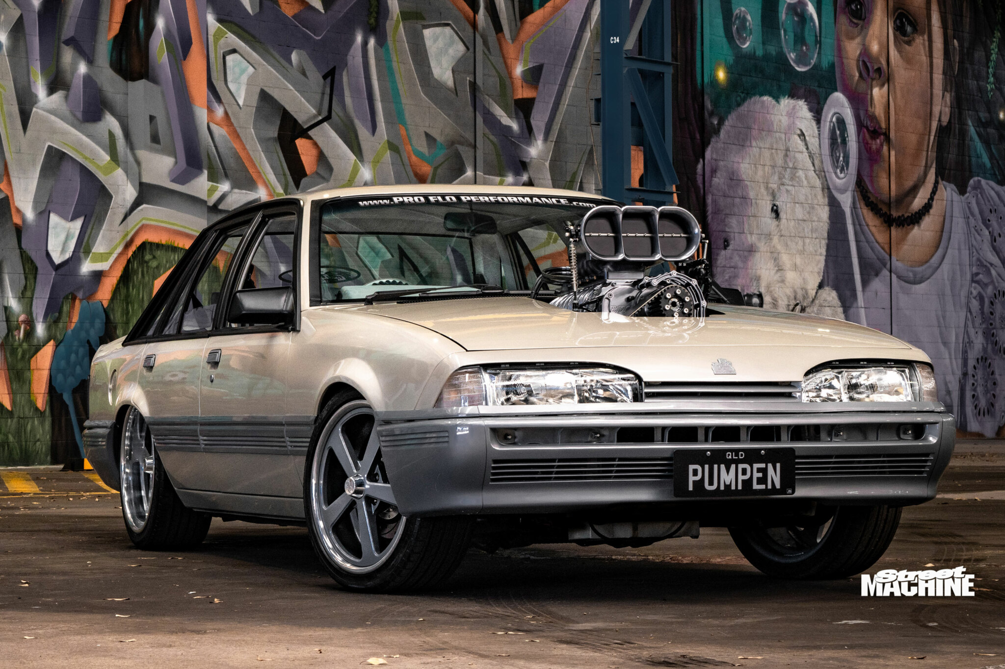 Brodie Ward's blown 403-cube VL Commodore