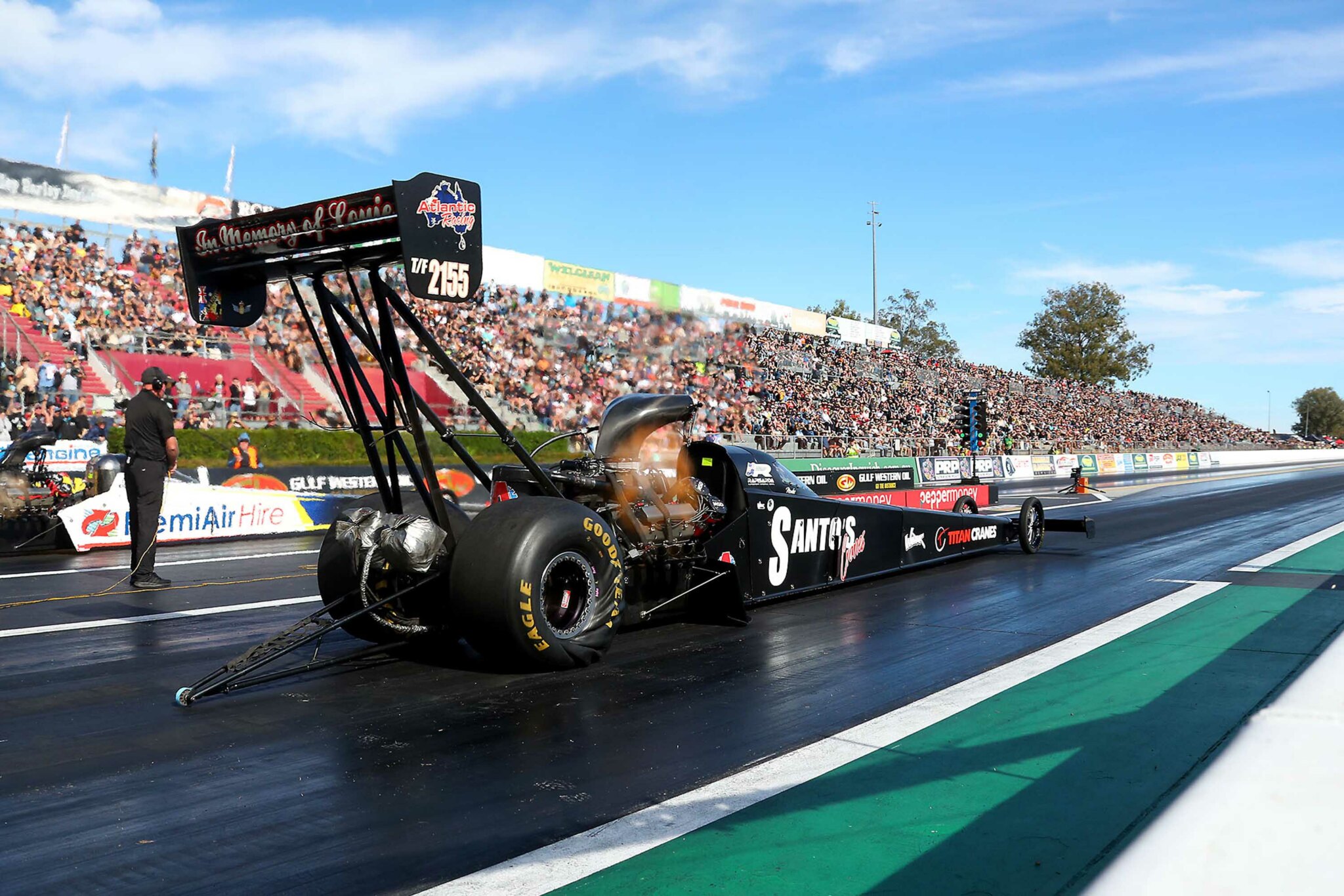 Wayne Newby Top Fuel winner
