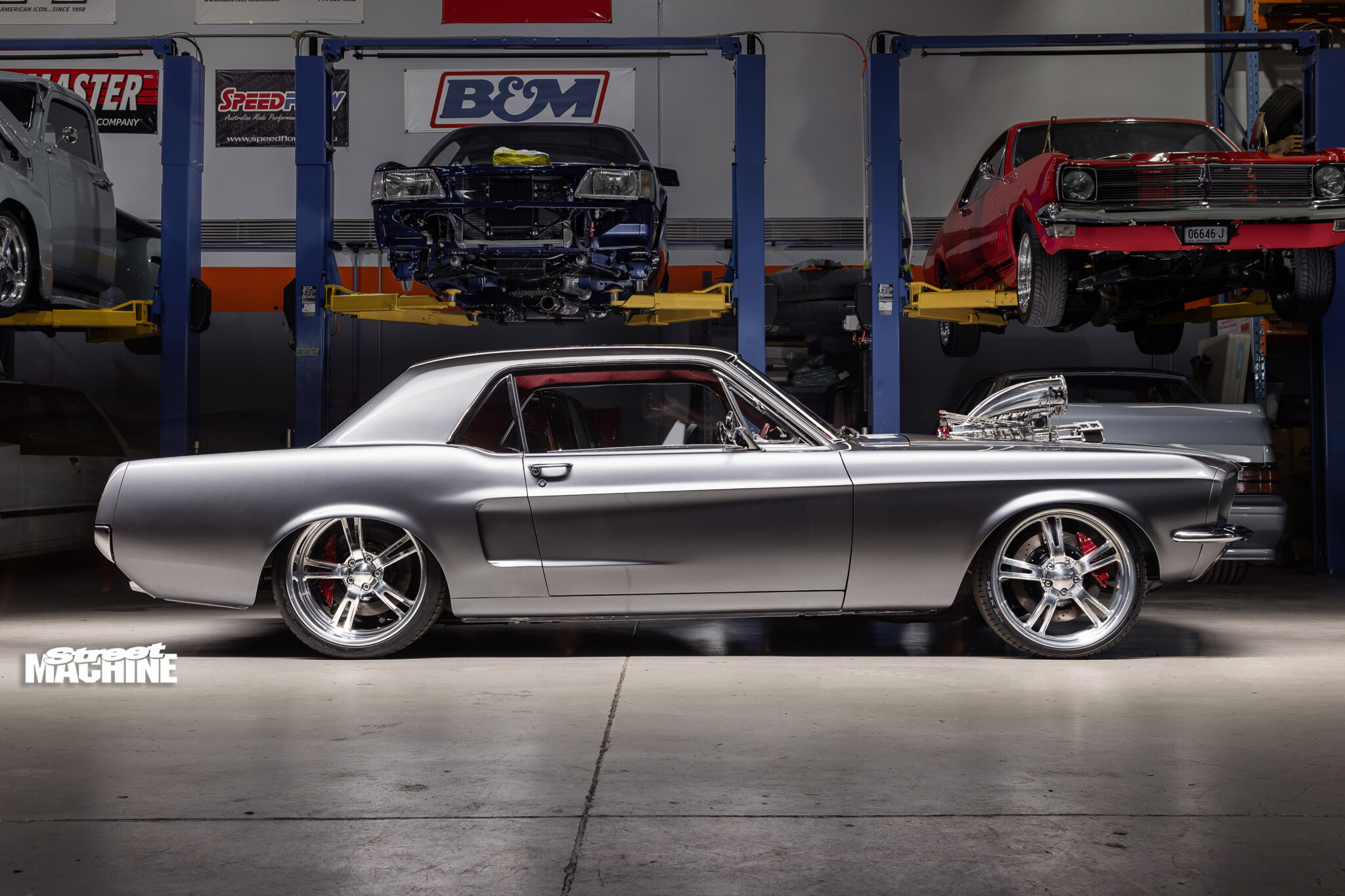 Marion Breski’s blown & injected 370-cube ’67 Mustang