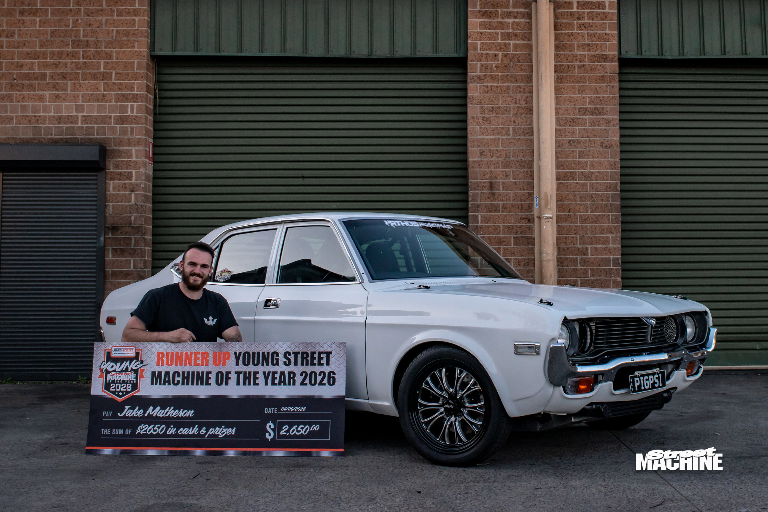 Hare & Forbes Machineryhouse Young SMOTY first runner-up: Jake Matheson’s 1974 Mazda RX-4