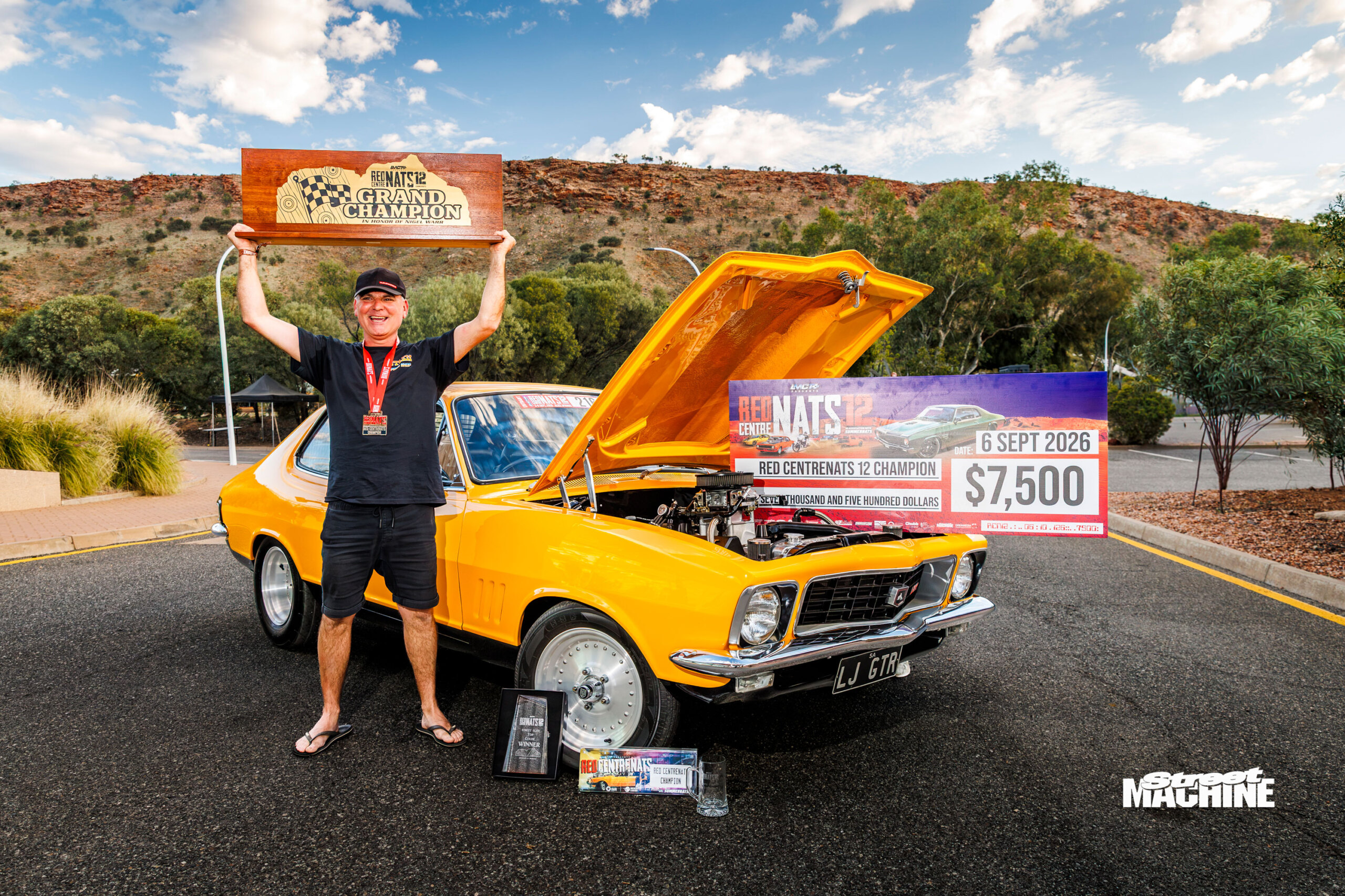 Chris Haddon's LJ Torana wins Red CentreNATS 12 Champion